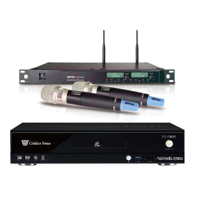 【金嗓】CPX-900 K2F+MIPRO ACT-65II(家庭劇院型伴唱機4TB+無線麥克風)