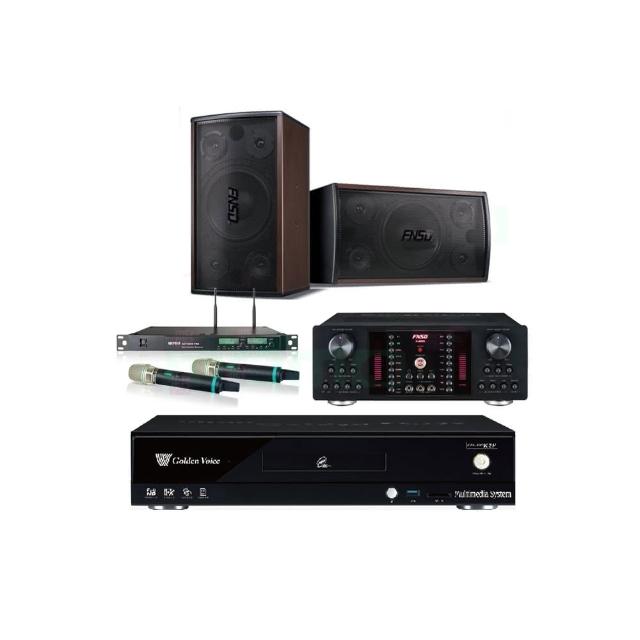 【金嗓】CPX-900 K2F+FNSD A-480N+ACT-8299PRO++SD-305(4TB點歌機+擴大機+無線麥克風+喇叭)