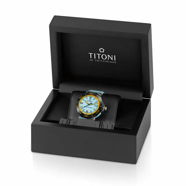 【TITONI 梅花錶】動力系列 IMPETUS阿根廷藍錶/43mm(83765 B-AO-707)