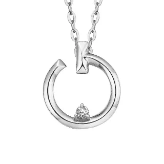 【WEDDING CODE】14K金 鑽石項鍊 N09HP2597(D/VVS1 天然鑽石 FUN4購物節 現貨 禮物)