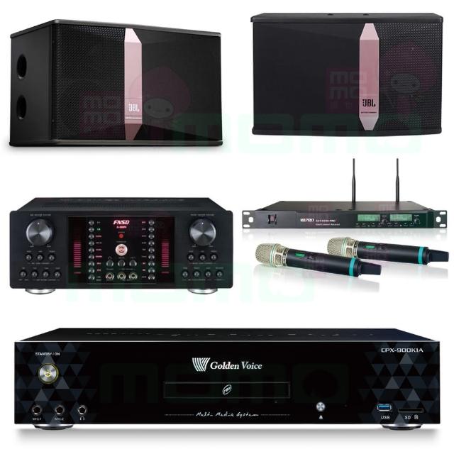 【金嗓】CPX-900 K2R+FNSD A-480N+ACT-8299PRO++JBL Ki510(4TB點歌機+擴大機+無線麥克風+喇叭)