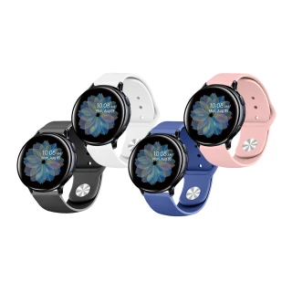 【Timo】SAMSUNG三星 Galaxy Watch 46mm通用 純色矽膠錶帶(錶帶寬度22mm)