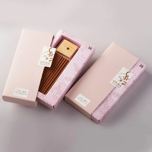 【MU LIFE 荒木雕塑藝品】香氣逆旅-心光純原6.5公分30支(南貝殼杉)(其他規格)