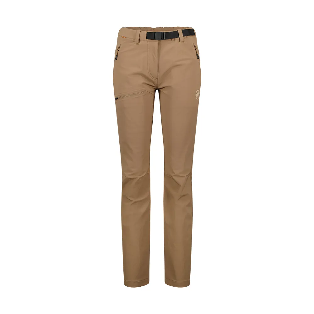 【Mammut 長毛象】Yadkin 2.0 SO Pants AF W 日系彈性防潑水登山長褲 深沙褐 女款 #1021-01220