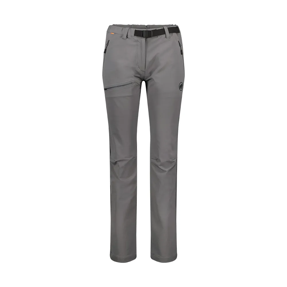 【Mammut 長毛象】Yadkin 2.0 SO Pants AF W 日系彈性防潑水登山長褲 鋼鐵灰 女款 #1021-01220