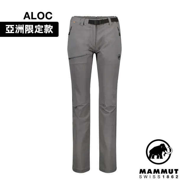 【Mammut 長毛象】Yadkin 2.0 SO Pants AF W 日系彈性防潑水登山長褲 鋼鐵灰 女款 #1021-01220