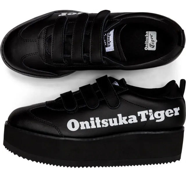 Onitsuka Tiger】Onitsuka Tiger鬼塚虎-黑底白字DELEGATION CHUNK W