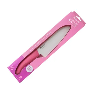 【KYOCERA 京瓷】日本京瓷抗菌多功能精密陶瓷刀 料理刀 陶瓷刀-16cm(粉色)