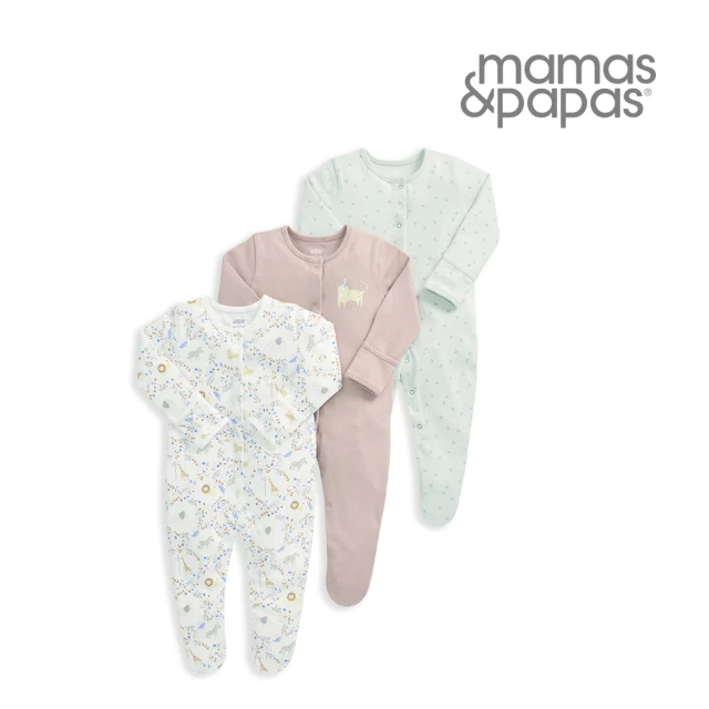Mamas & PapasMamas & Papas 生日加冕-連身衣3件組(4種尺寸可選)