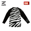 【Zebra Athletics】兒童長袖防磨衣 ZAKRG10(黑色 緊身衣 BJJ 巴西柔術 拳擊格鬥訓練 運動機能衣)