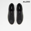 【ALDO】COBI-時尚真皮綁帶休閒鞋-男鞋(黑色)