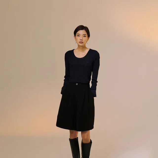 【giordano ladies】23FW_雙層網紗上衣(02323507)