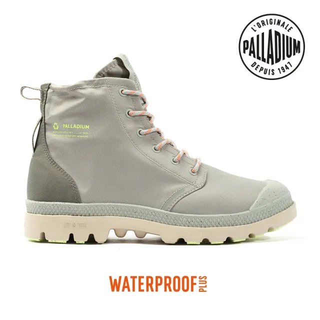 Palladium】PAMPA LITE+ RCYCL WP+再生纖維輕量防水靴-中性-水洗灰