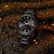 【CITIZEN 星辰】PAIR系列 銀河黑金限定款 光動能腕錶 不鏽鋼錶帶(BM7595-89E)