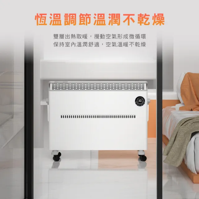 【Philips 飛利浦】對流取暖機/電暖器-可遙控(AHR3142CS)