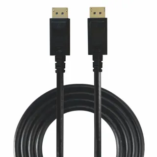 【TeZURE】DP線 1.4版 Displayport 公對公 黑色5米(卡扣設計 牢固不易鬆動  不易生鏽)