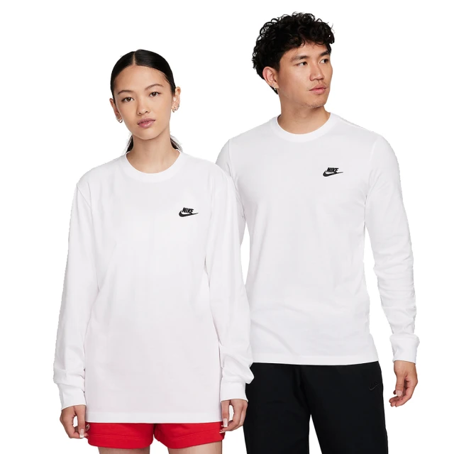 NIKE 耐吉 圓領長袖T恤 中性 AS M NSW CLUB TEE - LS 男女 - AR5194100