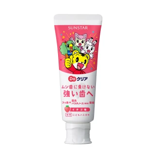 【日本SUNSTAR三詩達】巧虎兒童牙膏1入(草莓70g)