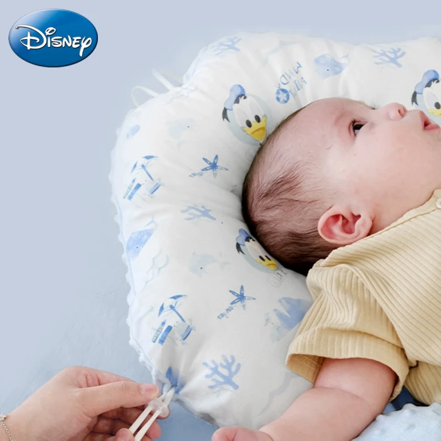 Disney 迪士尼 米奇米妮可水洗嬰兒定型枕頭折扣推薦