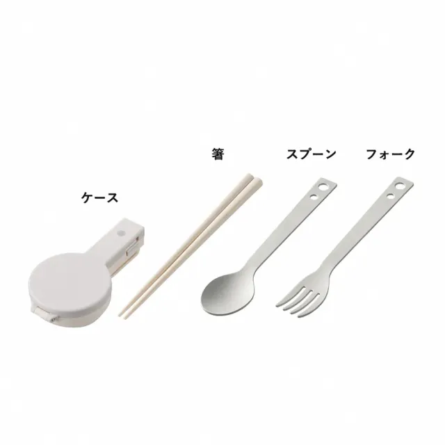 【台隆手創館】日本MOTTERU筷叉匙三件環保餐具組