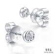 【點睛品】Daily Luxe 炫幻小氣泡 18K金鑽石耳環(一對)