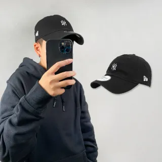 【NEW ERA】帽子 Classic MLB 紐約 洋基 NY 小LOGO 老帽 棒球帽 黑 白 百搭(NE12324429)