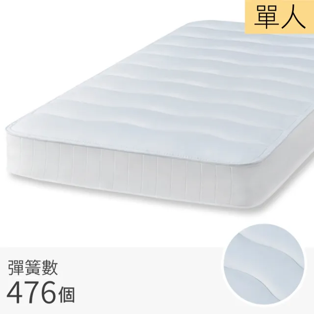 【NITORI 宜得利家居】◆網購限定 獨立筒彈簧 單人床墊 TH-001 EC(網購限定 獨立筒彈簧 床墊)