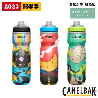 【CAMELBAK】Podium 自行車保冷噴射水瓶 620ml(開學限定/水杯/水壺/補水/戶外/露營/運動/單車)