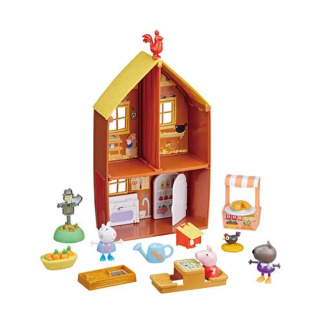 【ToysRUs 玩具反斗城】Peppa Pig粉紅豬小妹 農場小屋遊戲組