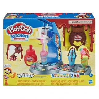 【ToysRUs 玩具反斗城】Play-Doh培樂多廚房系列 雙醬冰淇淋遊戲組