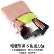 【KISSDIAMOND】純色無印風防潑水斜背手機包(側肩包/斜背包/KDB-159/黑色)