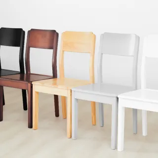 【HappyLife】全實木馬克龍椅 Y11457(椅子 書桌椅 餐椅 木頭椅子 木椅 換鞋椅 學生椅子)