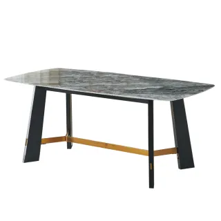 【文創集】艾特朗6尺微晶石面餐桌