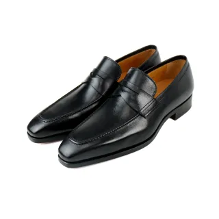【MAGNANNI】西班牙質感便士樂福鞋 黑色(24572-BL)