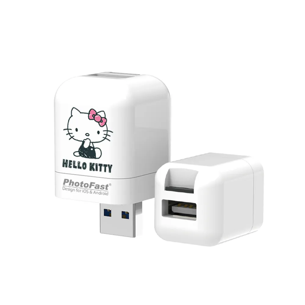 【Photofast】HELLO KITTY 2021 雙系統手機備份方塊(iOS蘋果/安卓雙用版)