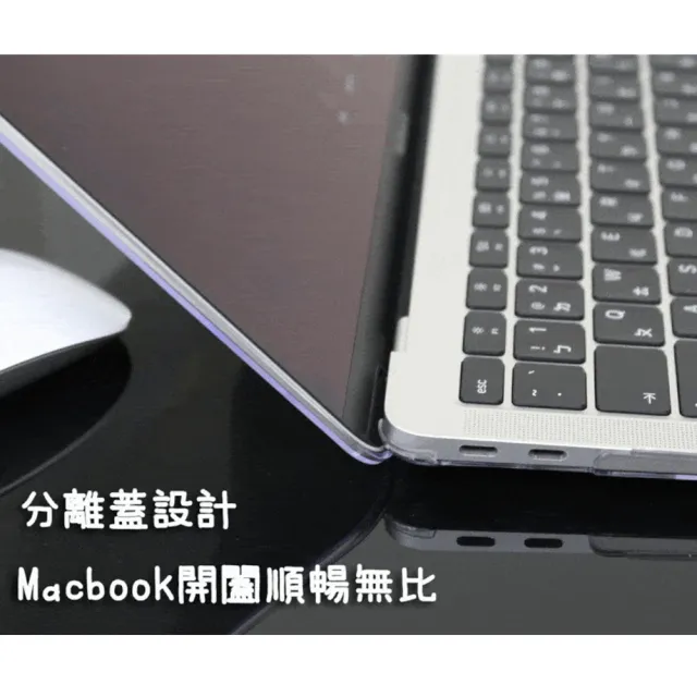 MacBook Pro 13吋 輕薄水晶透明保護殼 附鍵盤保護膜(A2251/A2289/A2338)