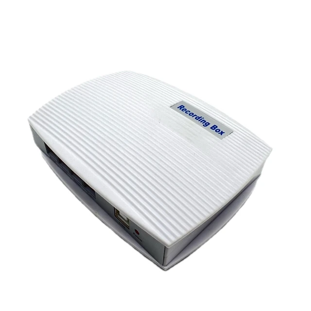 中晉網路 指導軟體安裝 客服電話錄音 2線電話錄音設備(FRB02LV白色)