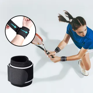 【AD-ROCKET】強力加固專業調整式護腕/網球/重訓/籃球