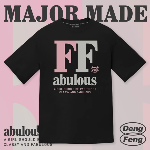 MAJOR MADE 巴黎液態字母短TEE(#短T#短袖上衣