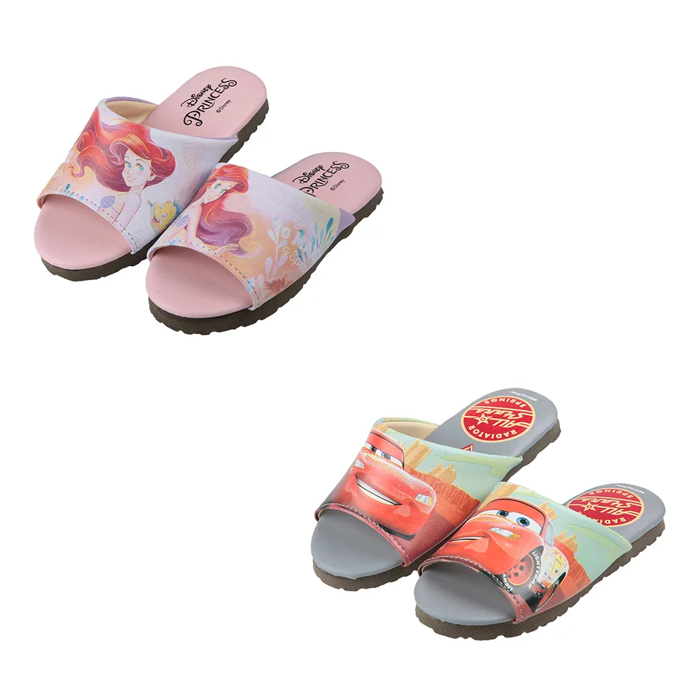 【布布童鞋】Disney迪士尼兒童室內拖鞋(粉色/灰色)