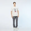 【NAUTICA】男裝 聯名款帆船圖騰短袖T恤(白)