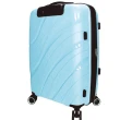 【SNOW.bagshop】20吋行李箱可加大360度飛機輪(固定海關密碼鎖PC+ABS材質)