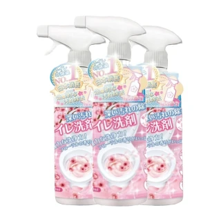 【日本Sakura】超值三入組 櫻花香馬桶衛浴清潔劑 500ML(強力去汙 溫和不刺激)