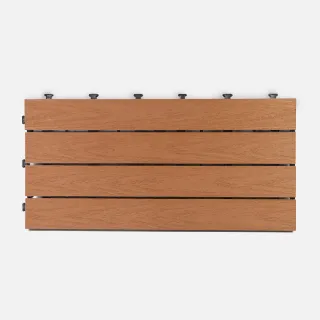 【特力屋】 拼接踏板 塑木淺棕 60x30cm