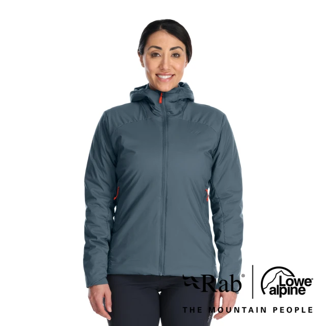 RAB Xenair Alpine Light Jacket Wmns 輕量防風透氣化纖連帽外套 女款 獵戶藍 #QIP02