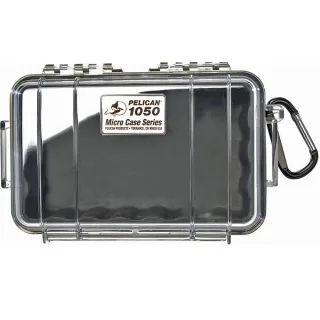 【PELICAN】1050 微型防水氣密箱 透明 黑(公司貨)