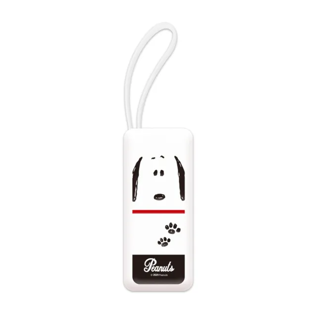 【SNOOPY 史努比】PSN-114-IP 6000mAh 夾心棒行動電源(自帶線/Lightning接頭專用)