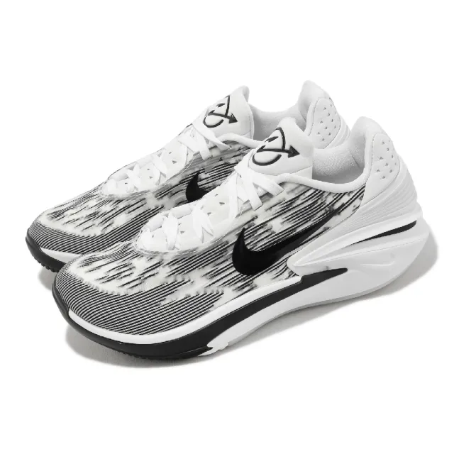 【NIKE 耐吉】籃球鞋 Air Zoom G.T. Cut 2 EP 白 黑 男鞋 緩震 氣墊 實戰 運動鞋(FJ8914-100)