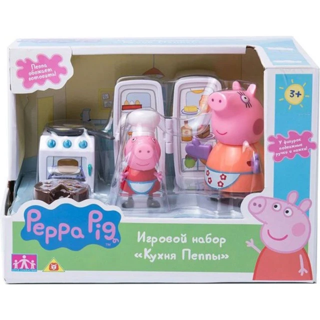 寶寶共和國 Peppa pig 粉紅豬 廚房玩具組 家家酒玩具 廚房玩具(福利品)