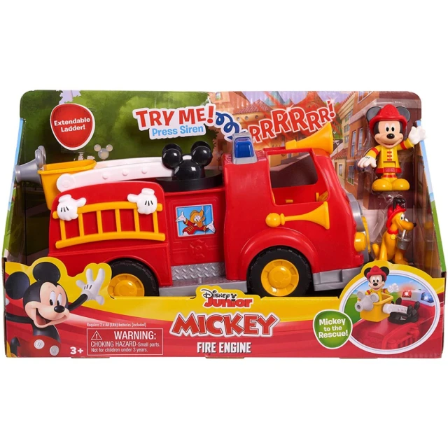 寶寶共和國 迪士尼 Disney 米奇聲光消防救援車 正版授